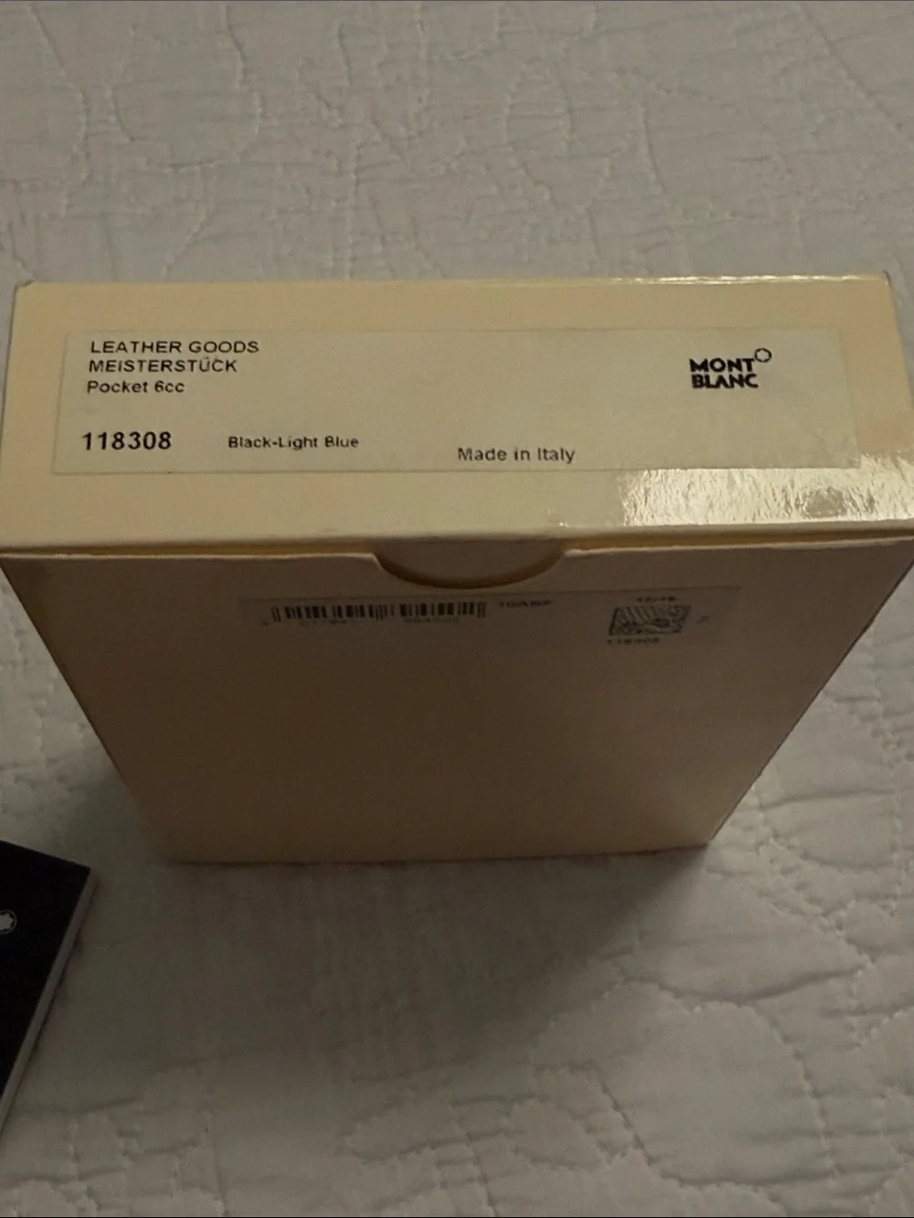 Montblanc Black Leather Card & Key Holder with Signature Emblem
